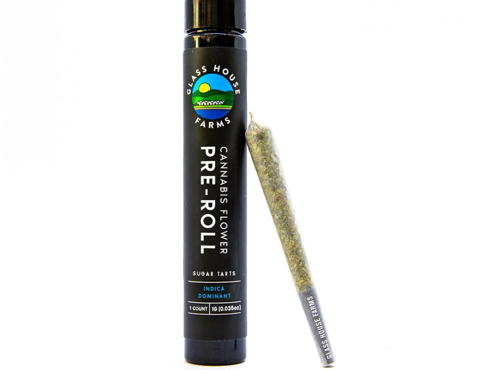 Glass House Farms Sugar Tarts 1g Preroll Kure Wellness Medical and